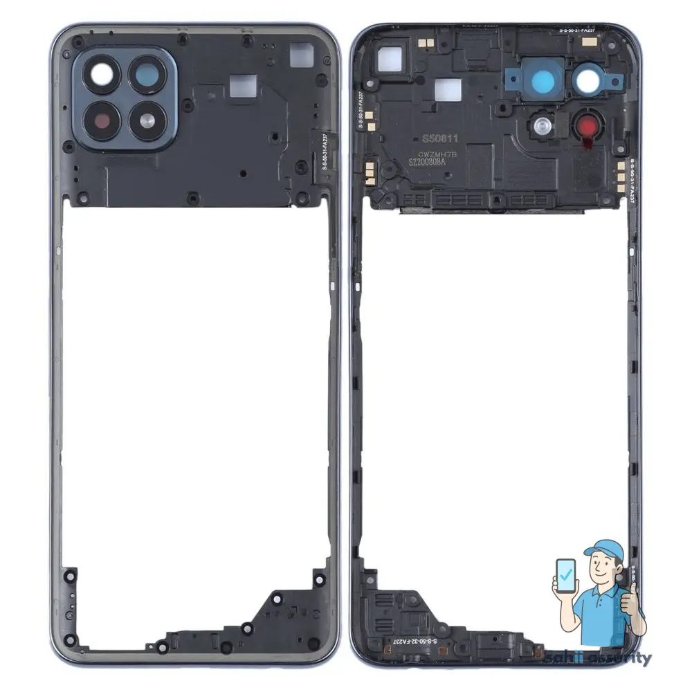 Middle Frame Ring Only for Oppo F17 Pro Black